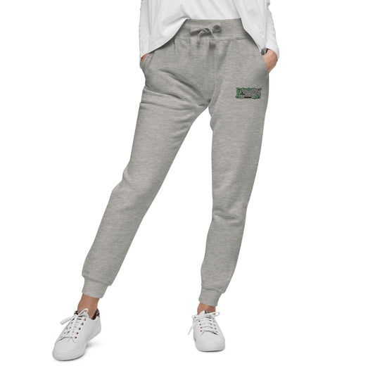 PC Gamer Leaf Embroidered Unisex Fleece Sweatpants