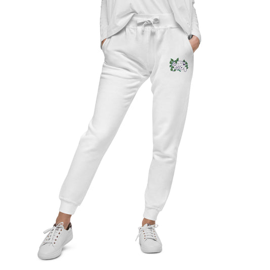 GC Leaf Embroidered Unisex Fleece Sweatpants