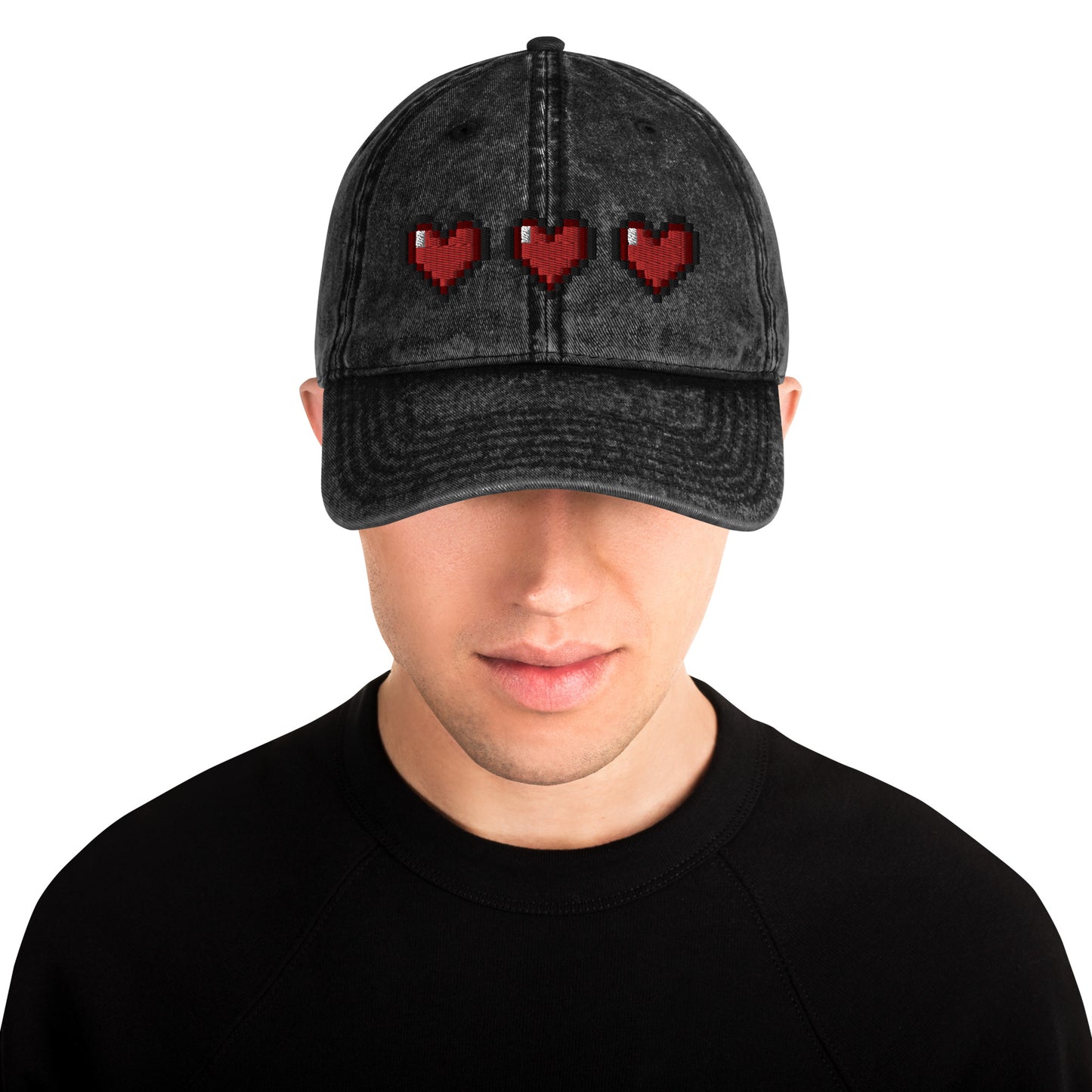 Life Hearts Denim Hat