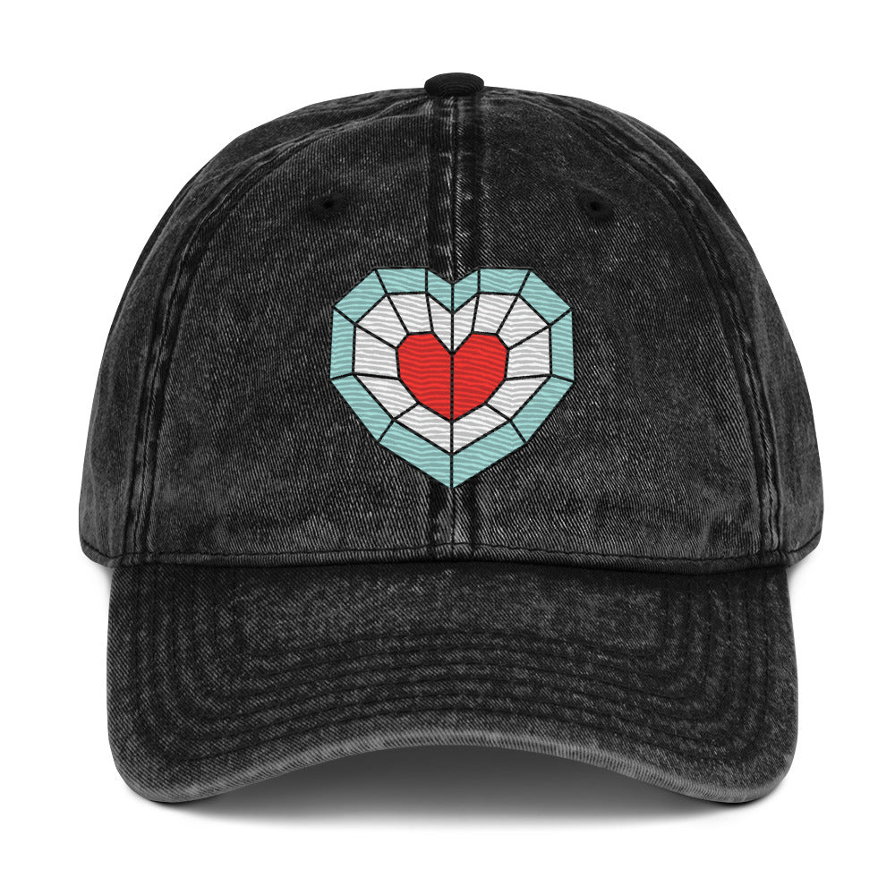 Heart Piece Denim Cap