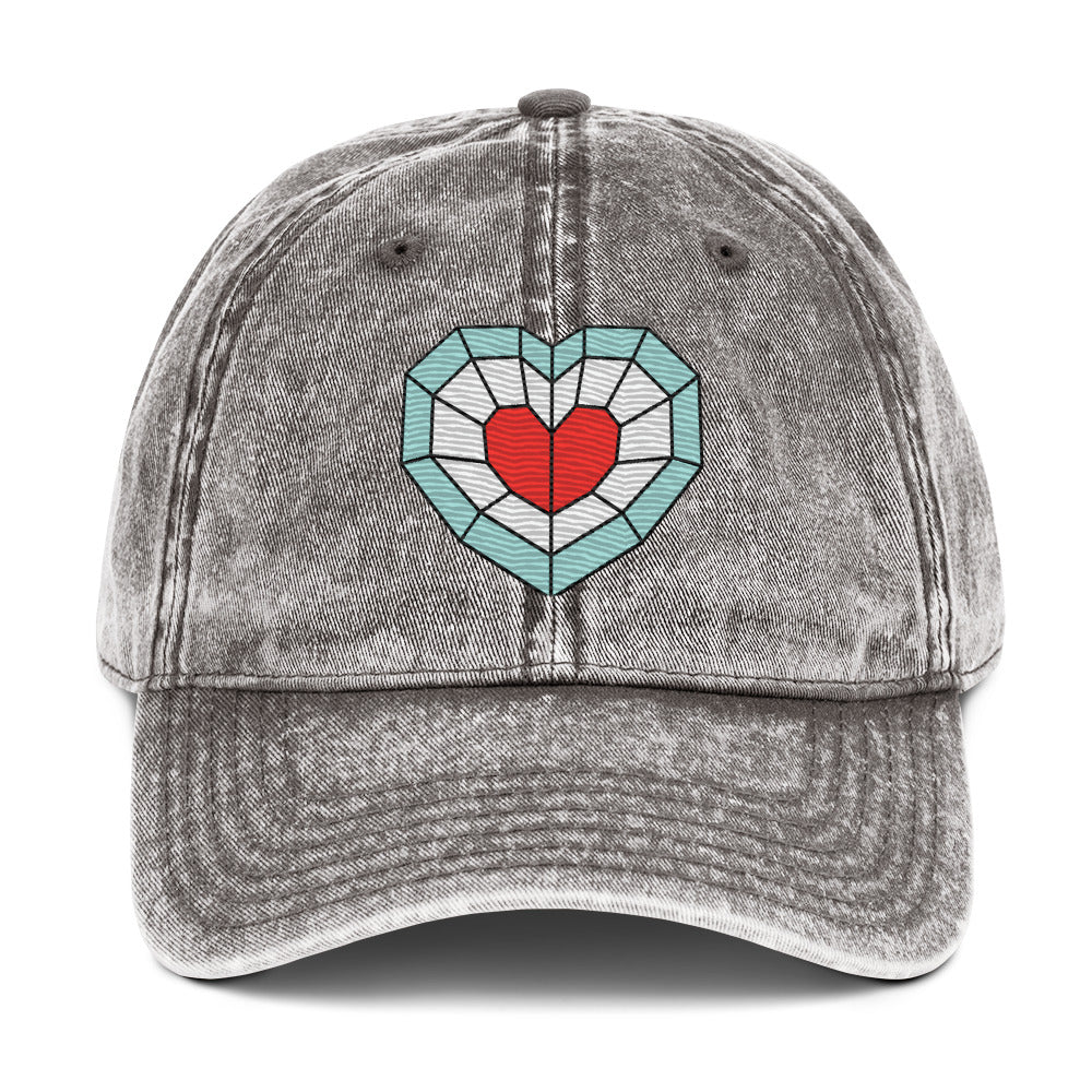 Heart Piece Denim Cap