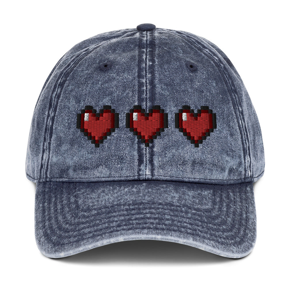 Life Hearts Denim Hat