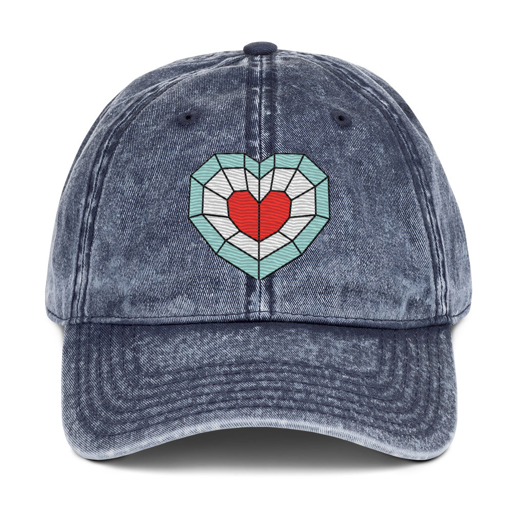 Heart Piece Denim Cap