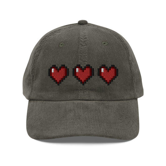 Life Hearts Corduroy Hat