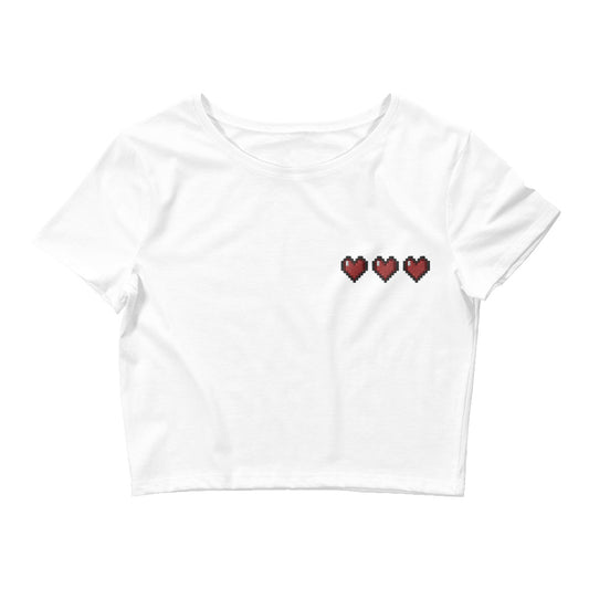 Life Hearts Cropped Tee