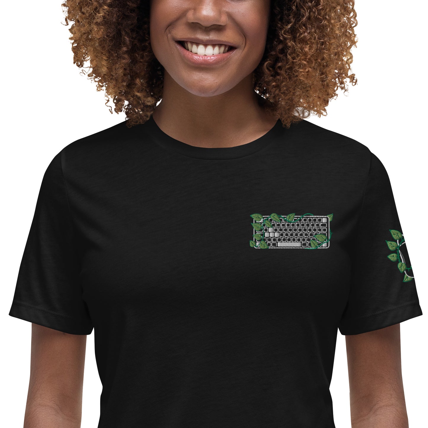 PC Gamer Embroidered Women's T-Shirt