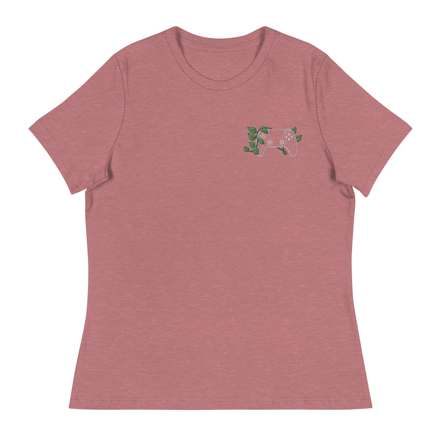 PS5 Leaf Embroidered Women's T-Shirt