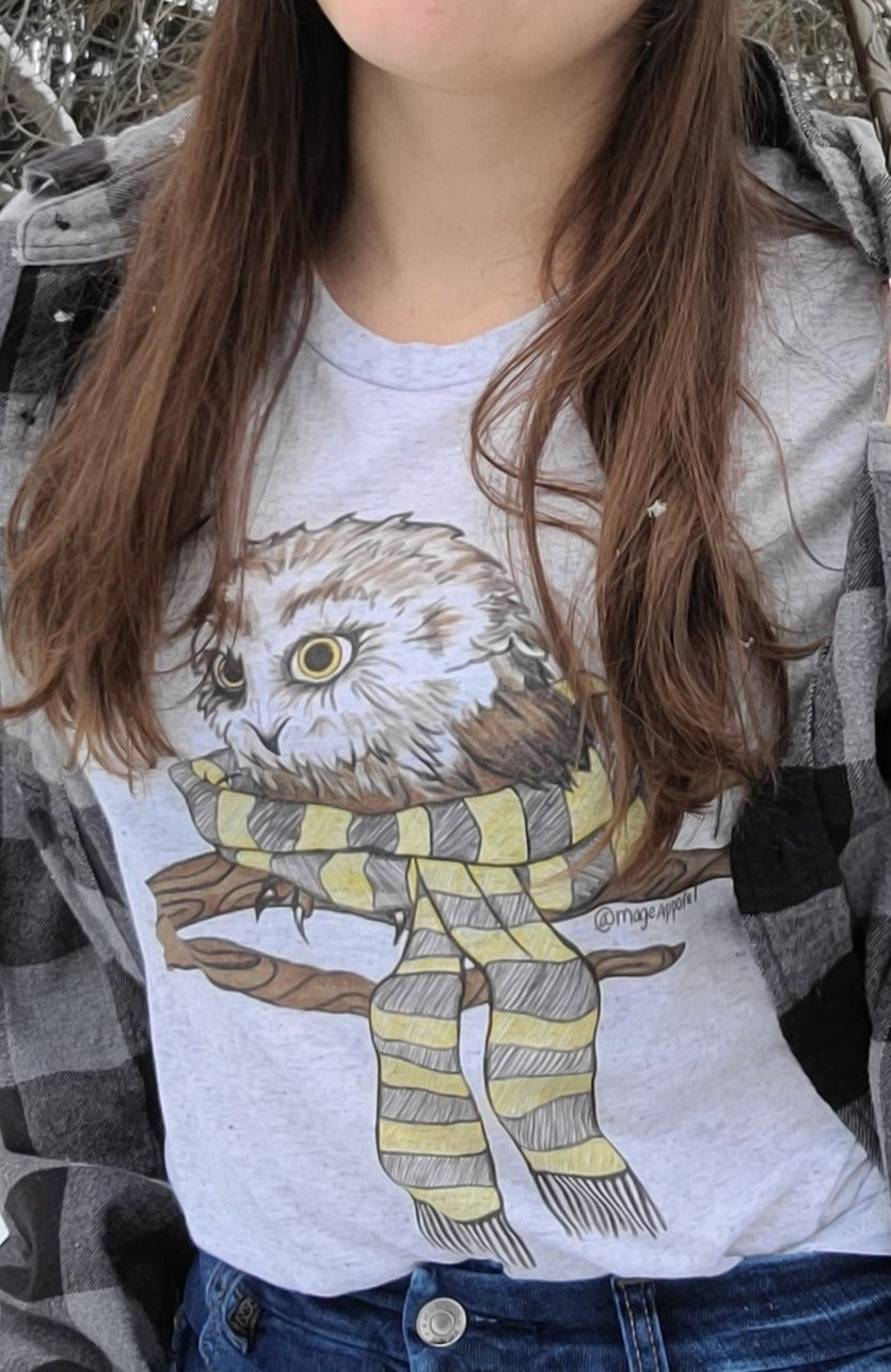 LOYAL OWL SCARF TEE