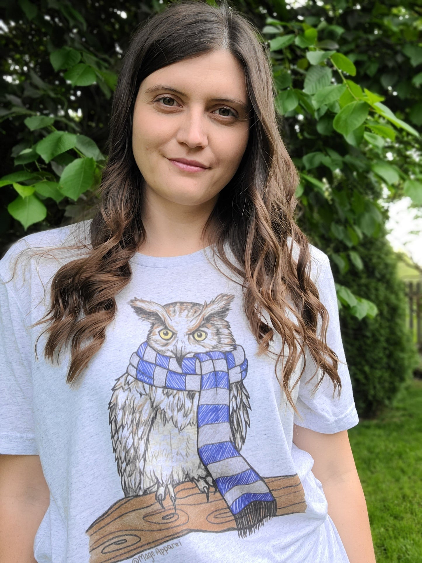 WISE OWL SCARF TEE