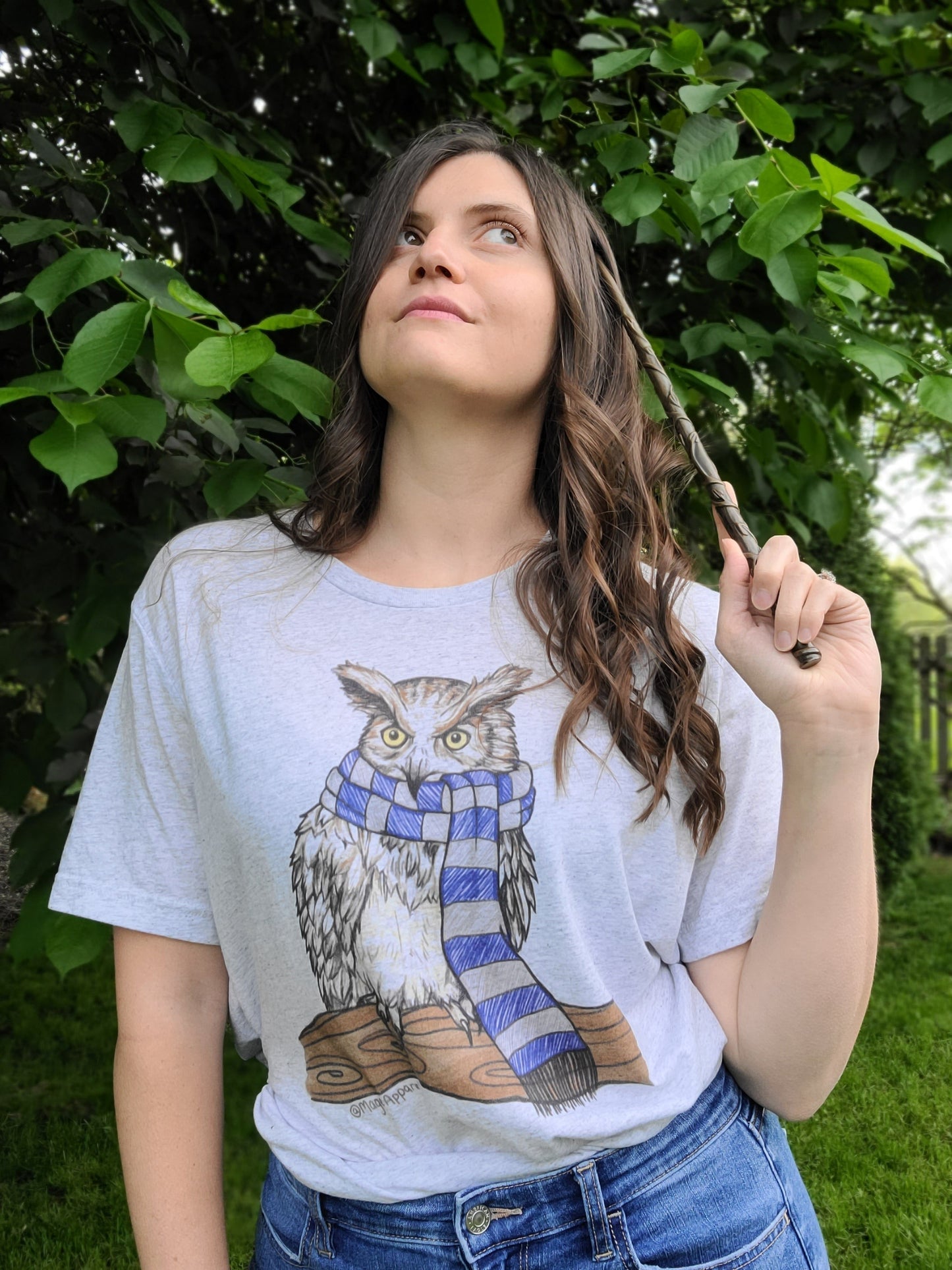 WISE OWL SCARF TEE