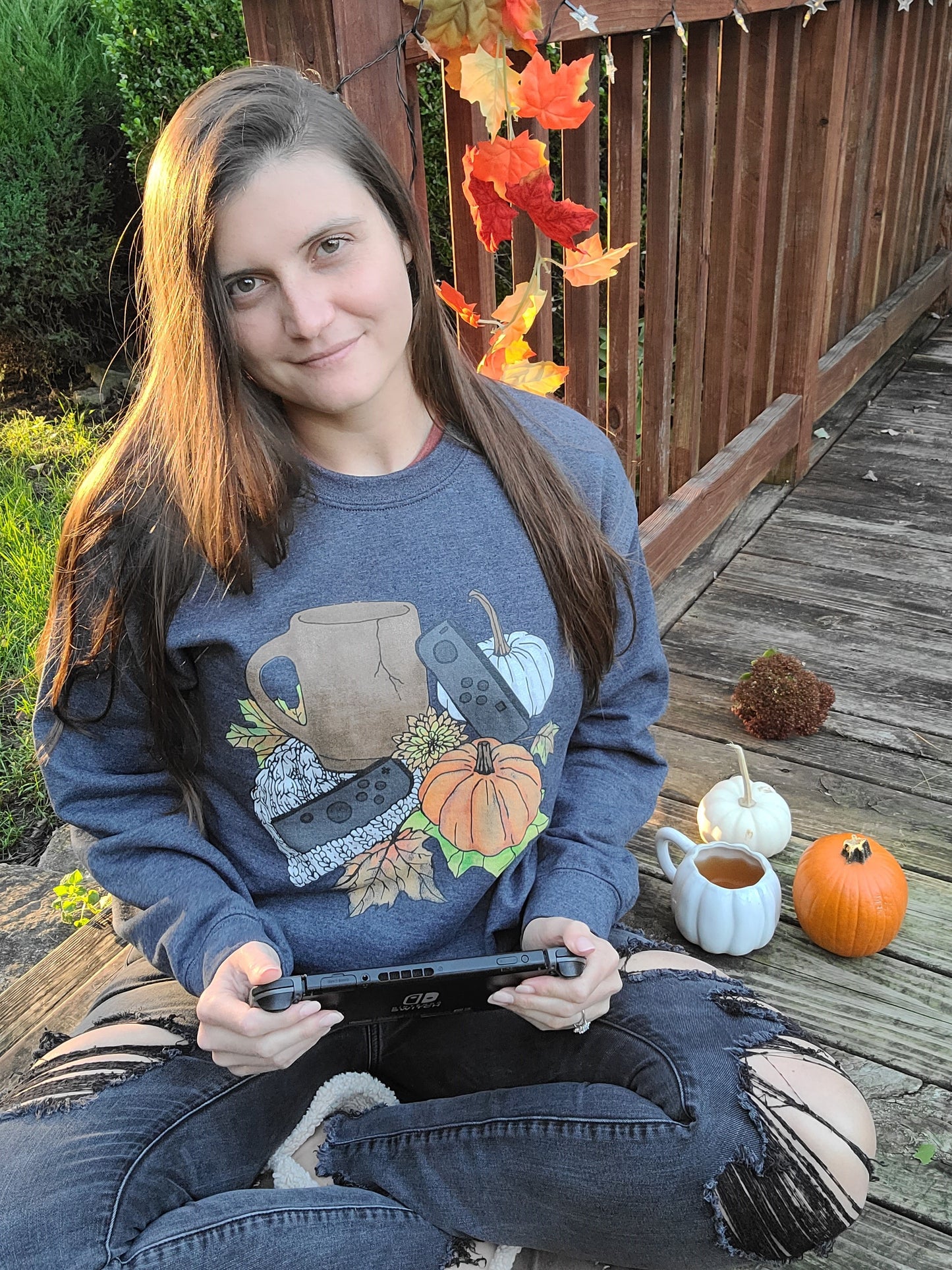 COZY FALL GAMING SWEATSHIRT