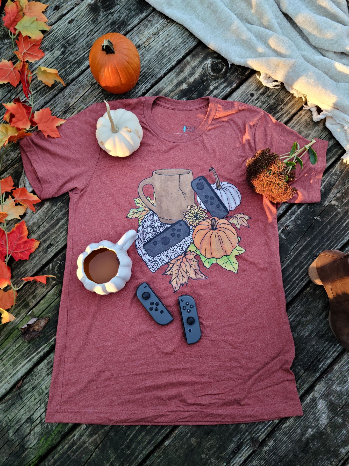 Cozy Gaming Fall T-Shirt