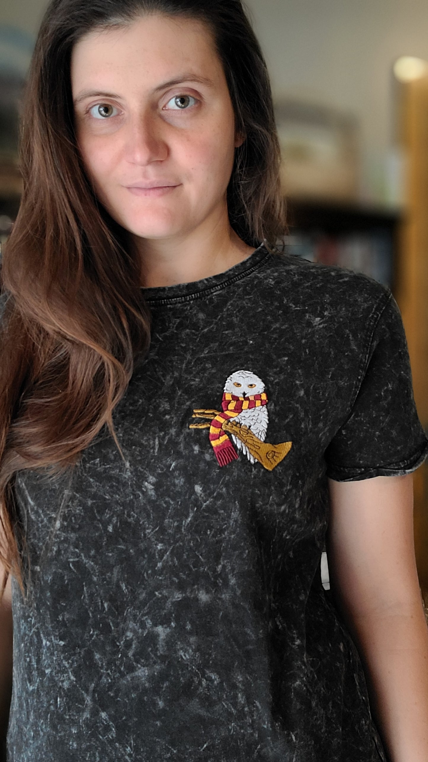 BRAVERY EMBROIDERED OWL TEE