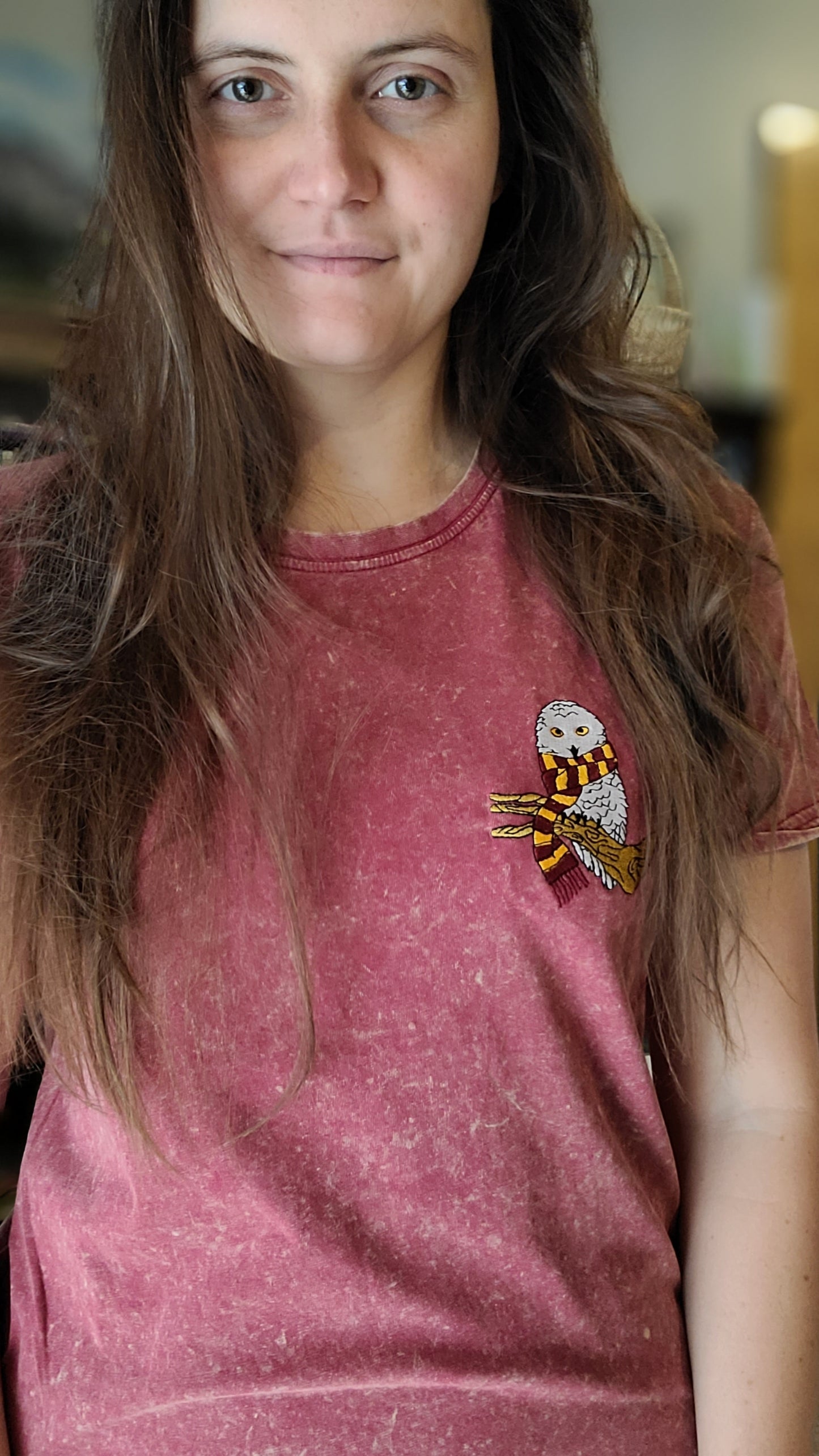 BRAVERY EMBROIDERED OWL TEE