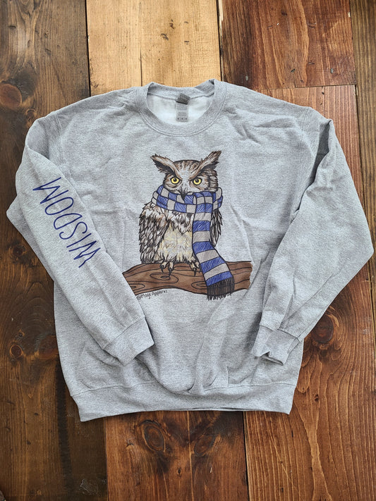 WISDOM OWL SWEATSHIRT