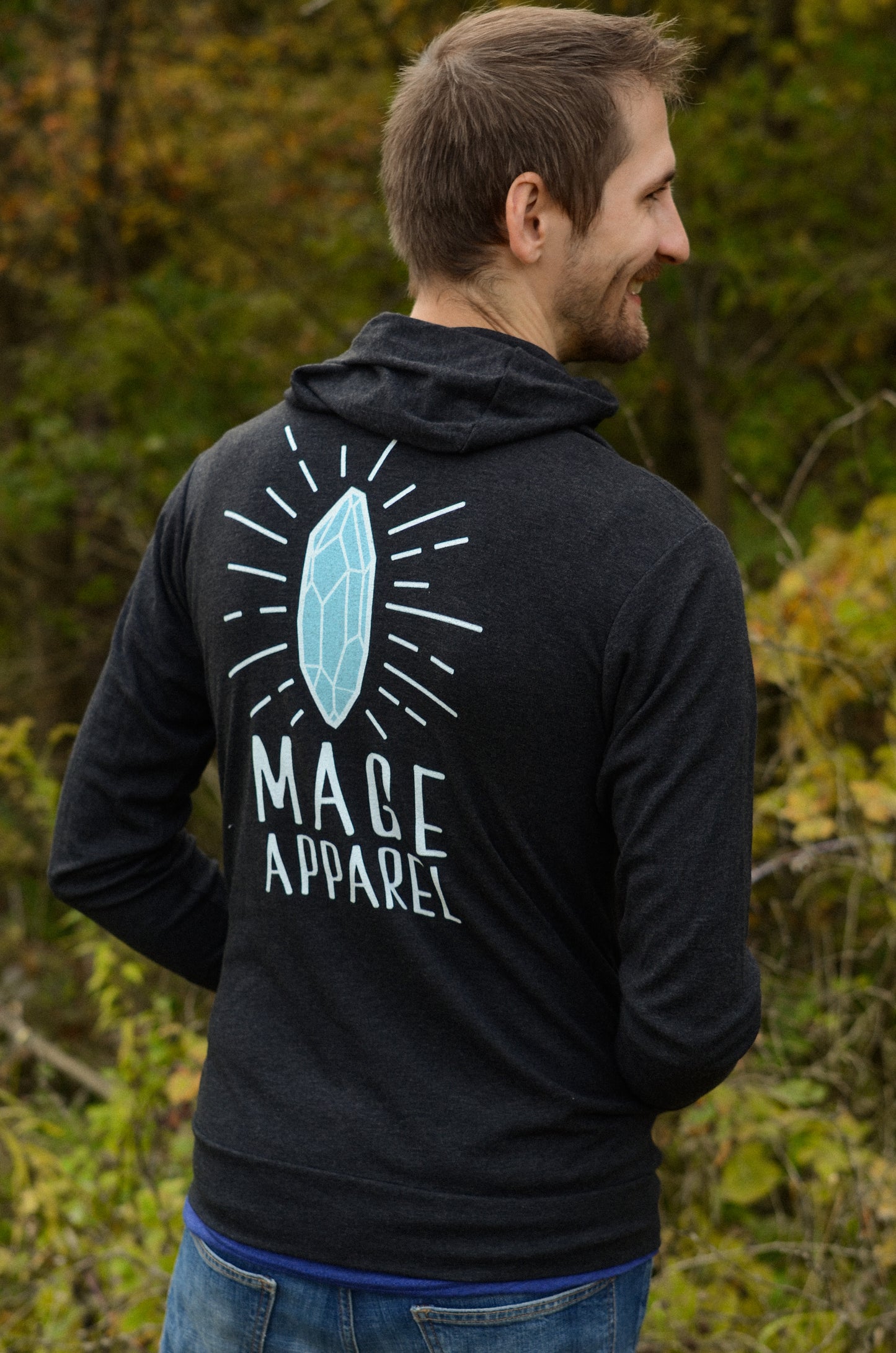 MAGE APPAREL LIGHTWEIGHT ZIP HOODIE