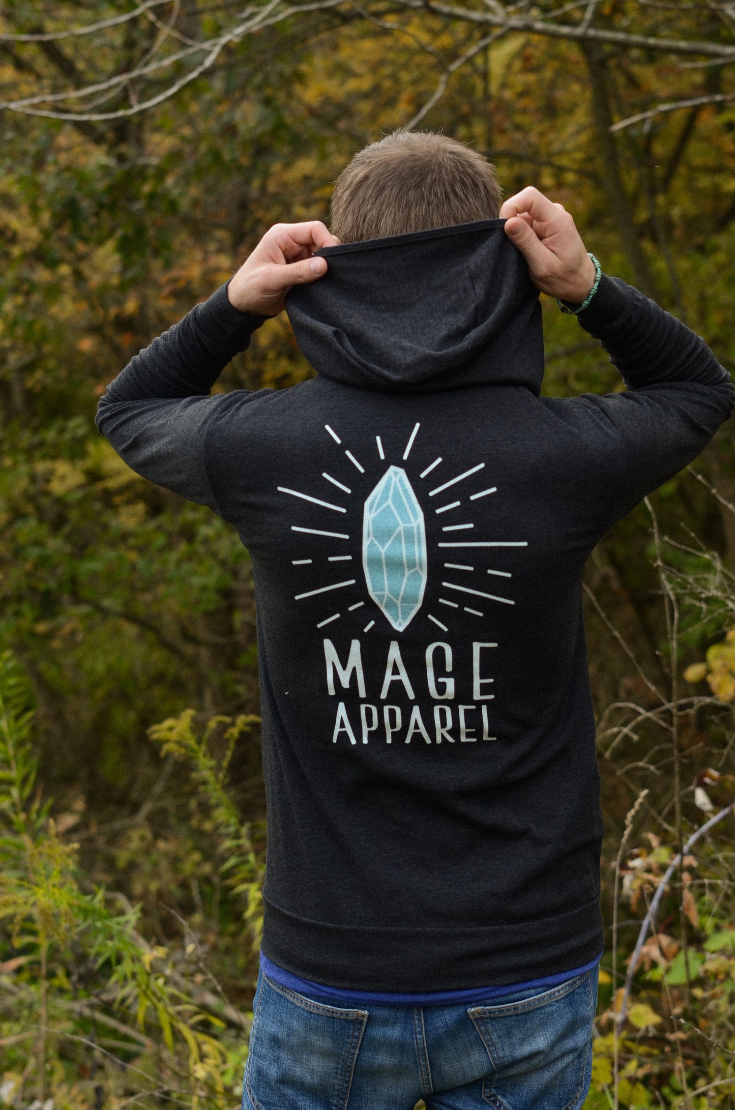 MAGE APPAREL LIGHTWEIGHT ZIP HOODIE