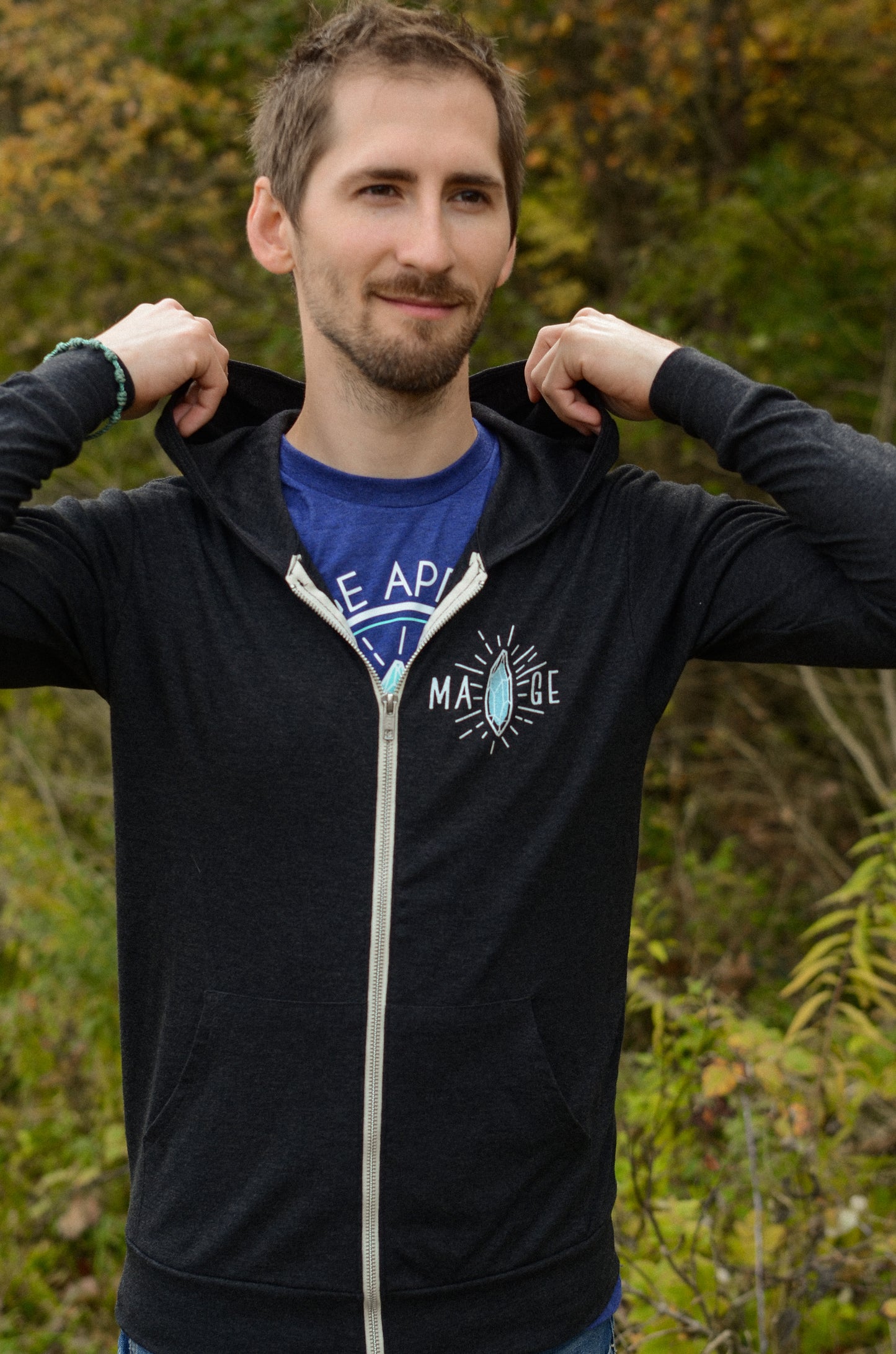 MAGE APPAREL LIGHTWEIGHT ZIP HOODIE