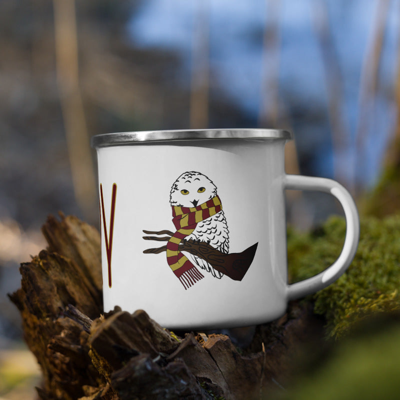 BRAVERY OWL CAMP MUG