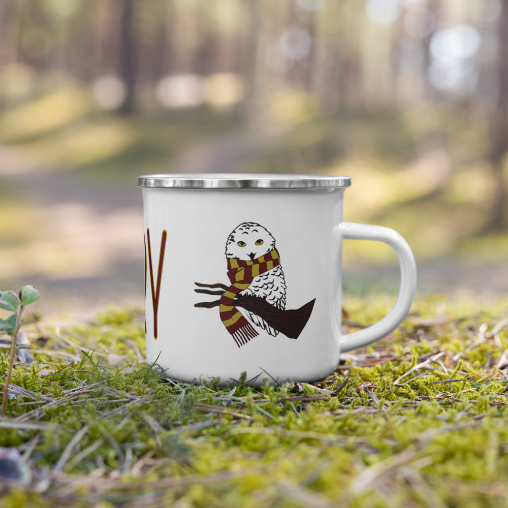 BRAVERY OWL CAMP MUG