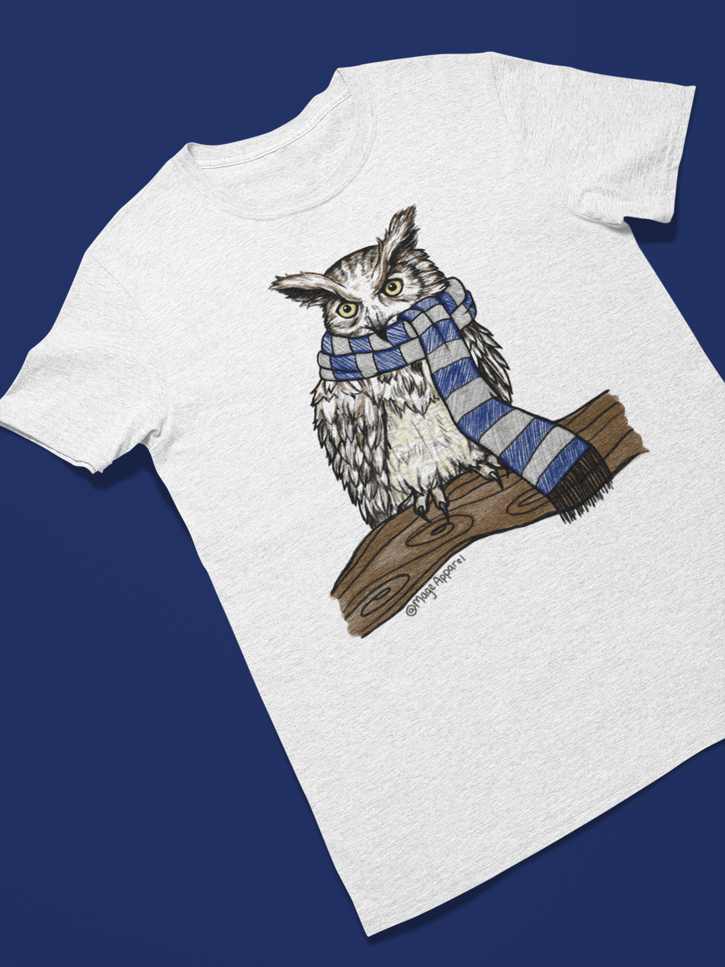 WISE OWL SCARF TEE