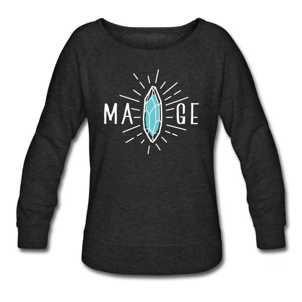 CRYSTAL MAGE SWEATSHIRT - heather black