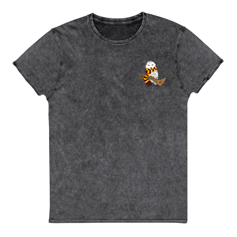 BRAVERY EMBROIDERED OWL TEE