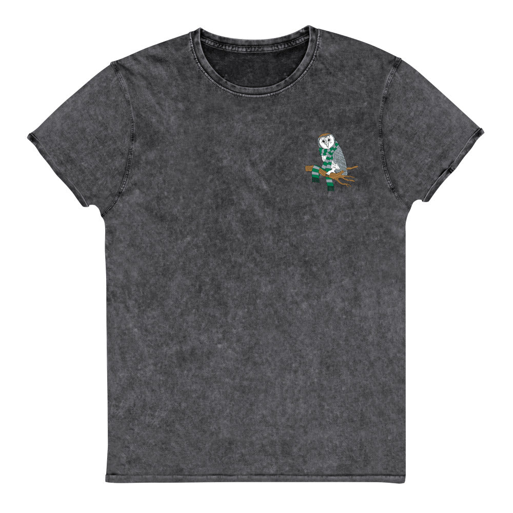 CUNNING EMBROIDERED OWL Tee