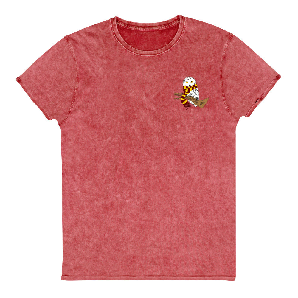 BRAVERY EMBROIDERED OWL TEE