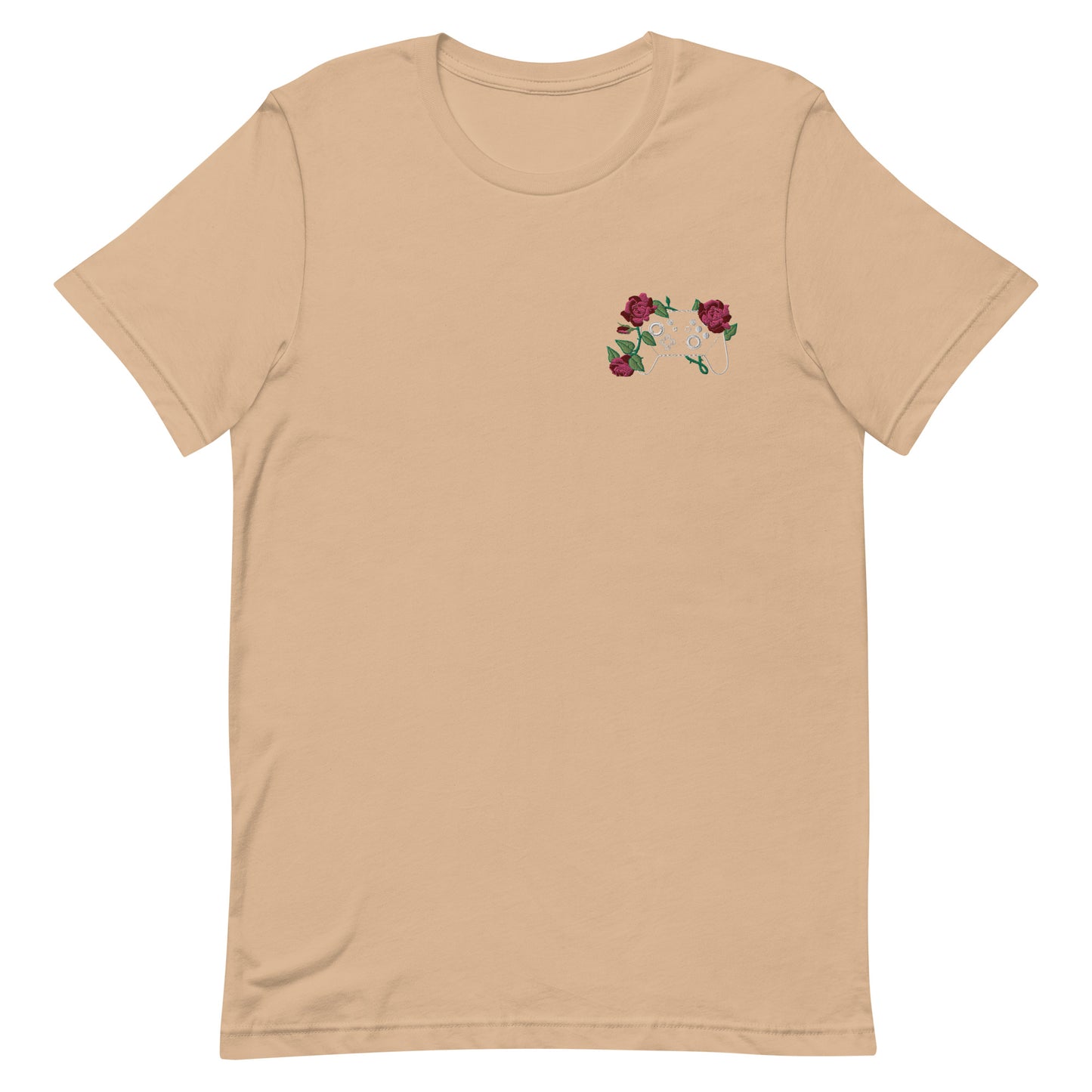 Floral Controller Embroidered Tee